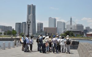 象の鼻パークでの見学の様子