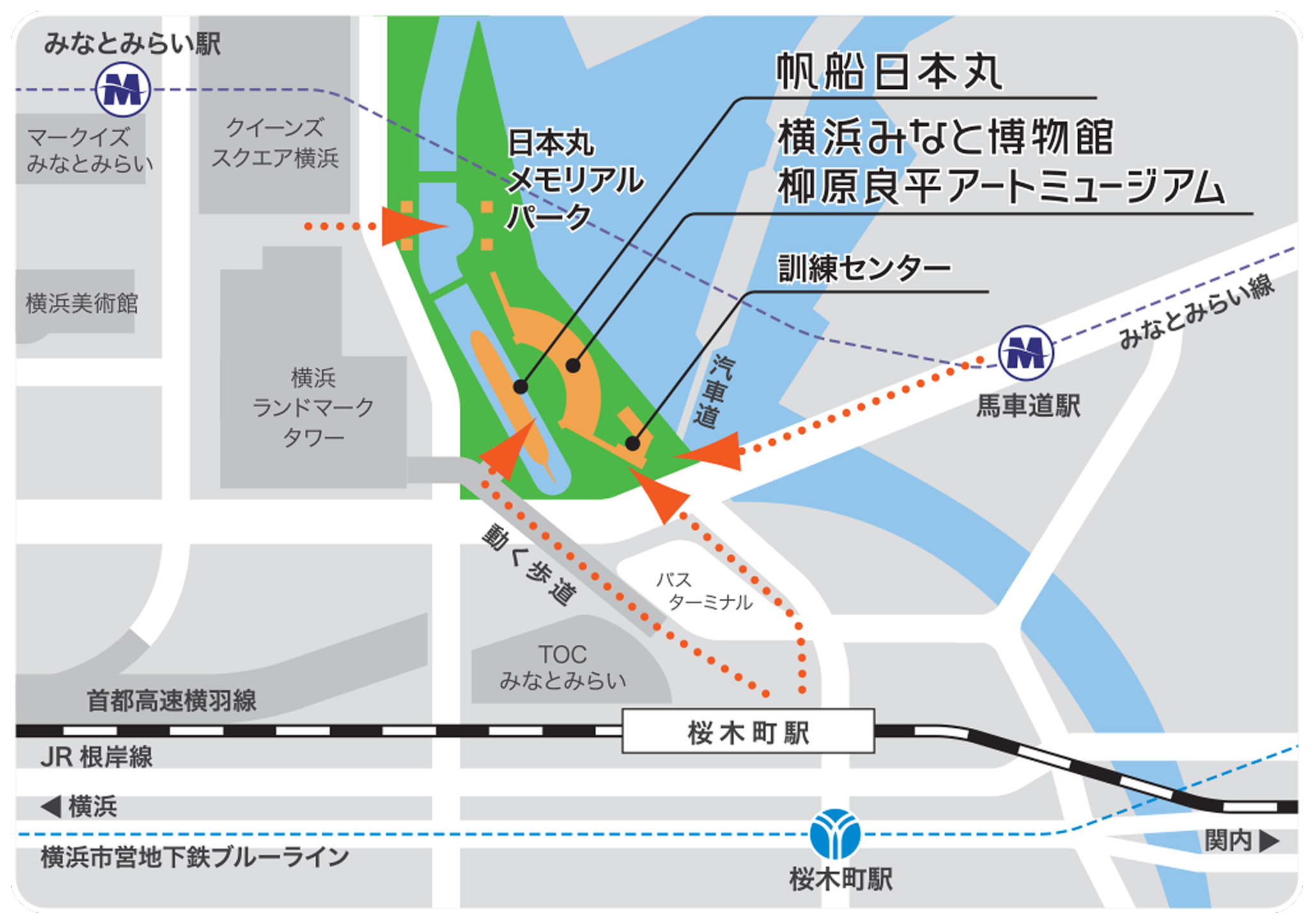 アクセス 帆船日本丸 横浜みなと博物館 アクセス 帆船日本丸 横浜みなと博物館